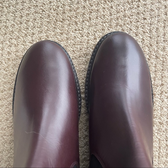 Find size 7.5 oxblood red leather boot, new in box - Picture 3 of 6